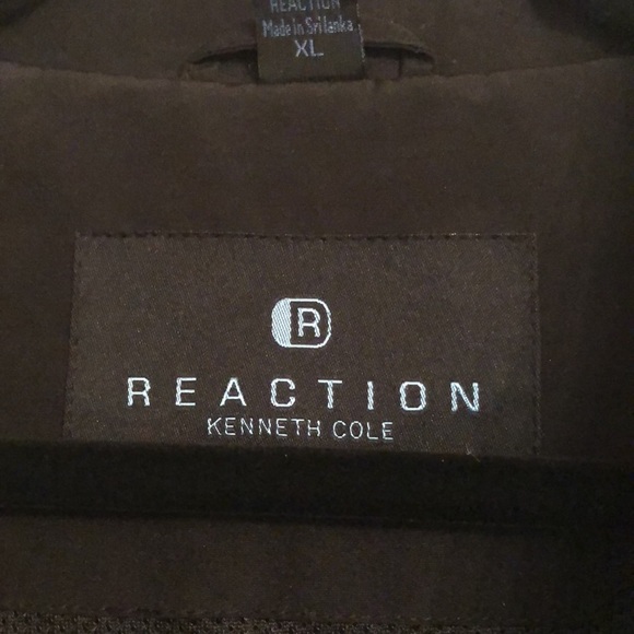 Kenneth Cole REACTION Men’s Jacket w front/back panel zippers two pockets SizeXL - Picture 2 of 7